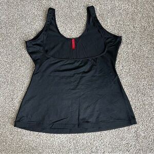 Spanx Black Open Bust Tank Top Shape Wear, Size 2X